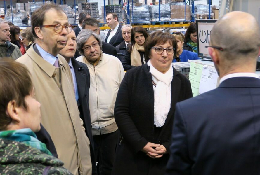 La Secrétaire d'Etat Martine Pinville visite ATF Gaia