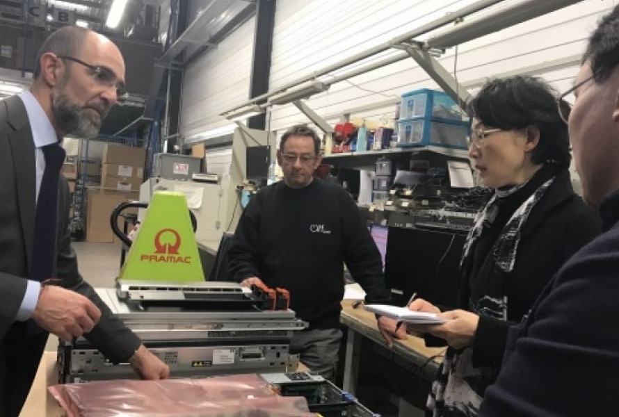 Une délégation sud-coréenne visite ATF Gaia